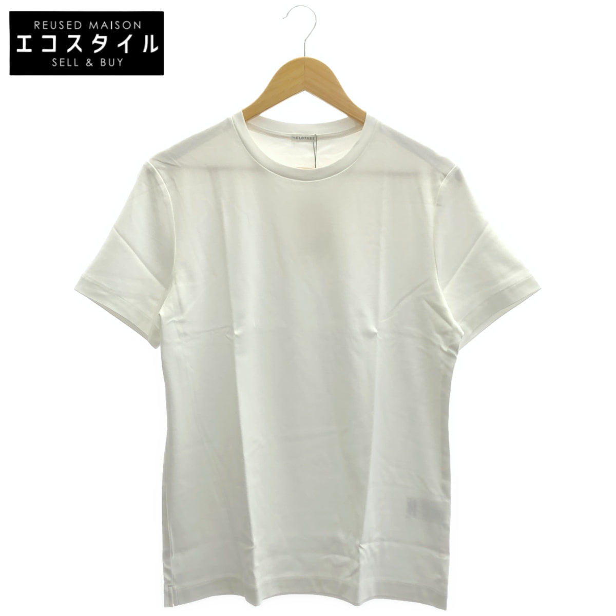 CLB-60003 ホワイト SUVIN PLATINUM テーラードTシャツ トップス