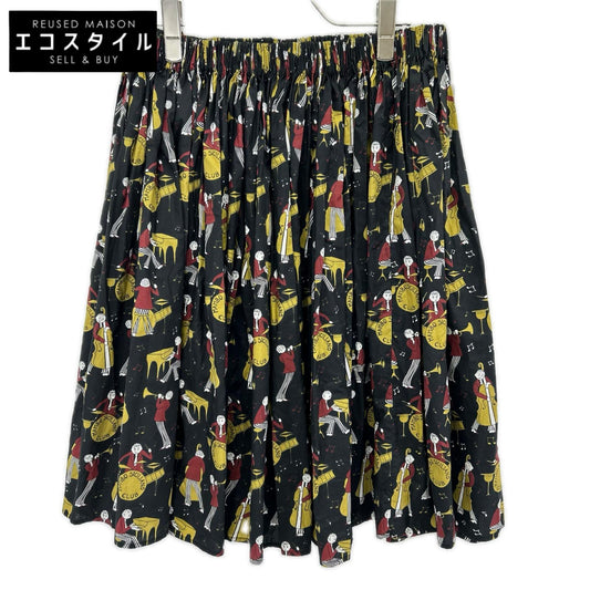 DOLCE&GABBANA ドルチェアンドガッバーナ F65A0T FS517 ブラック ジャズ コレクション スカート スカート