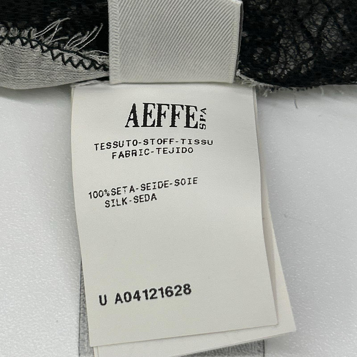 ALBERTA FERRETTI アルベルタ フェレッティ A04121628 ブラック レース ストライプ シルク ワンピース ワンピース