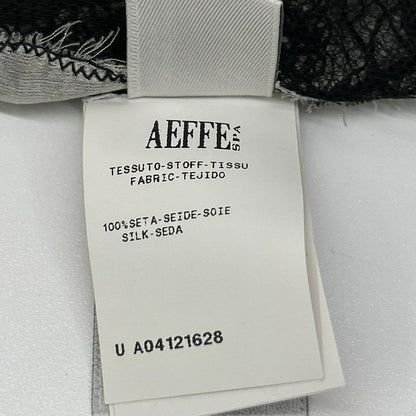 ALBERTA FERRETTI アルベルタ フェレッティ A04121628 ブラック レース ストライプ シルク ワンピース ワンピース