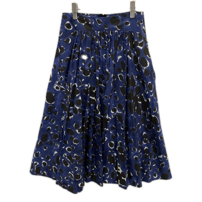 MARNI マルニ ブルー GOMA0476A0 総柄 スカート スカート