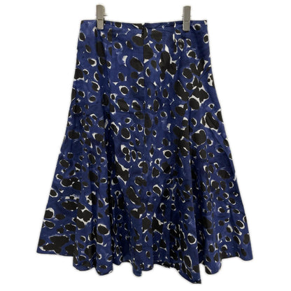 MARNI マルニ ブルー GOMA0476A0 総柄 スカート スカート