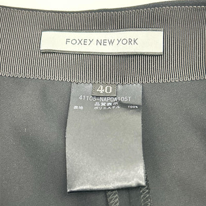 FOXEY NEW YORK フォクシーニューヨーク 41105 ブラック マレーネパンツ ボトムス