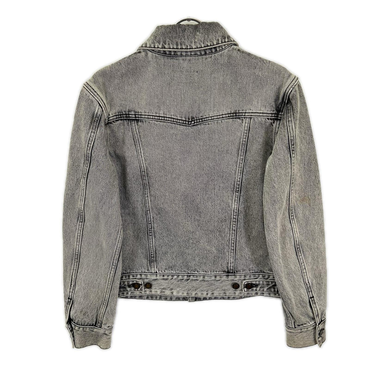 SAINT LAURENT PARIS サンローランパリ 17年 グレー 500393 ダメージ加工 デニム ジャケット ジャケット