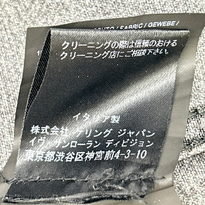 SAINT LAURENT PARIS サンローランパリ 17年 グレー 500393 ダメージ加工 デニム ジャケット ジャケット