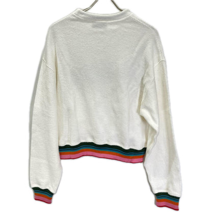 MISSONI ミッソーニ 21 02 MDW00017 BJ008L ホワイト ドローコード ロゴ トレーナー トップス