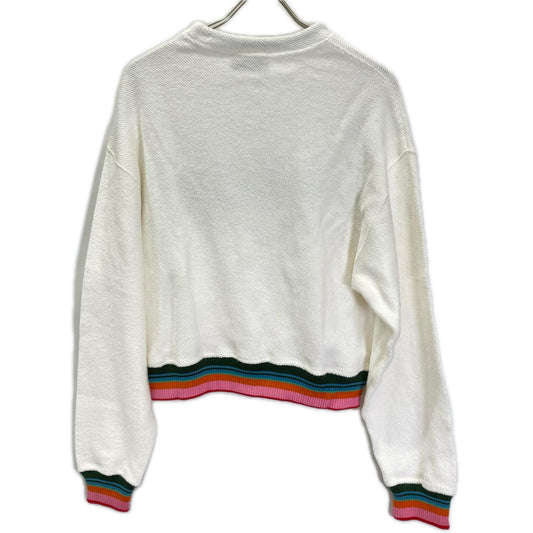 MISSONI ミッソーニ 21 02 MDW00017 BJ008L ホワイト ドローコード ロゴ トレーナー トップス