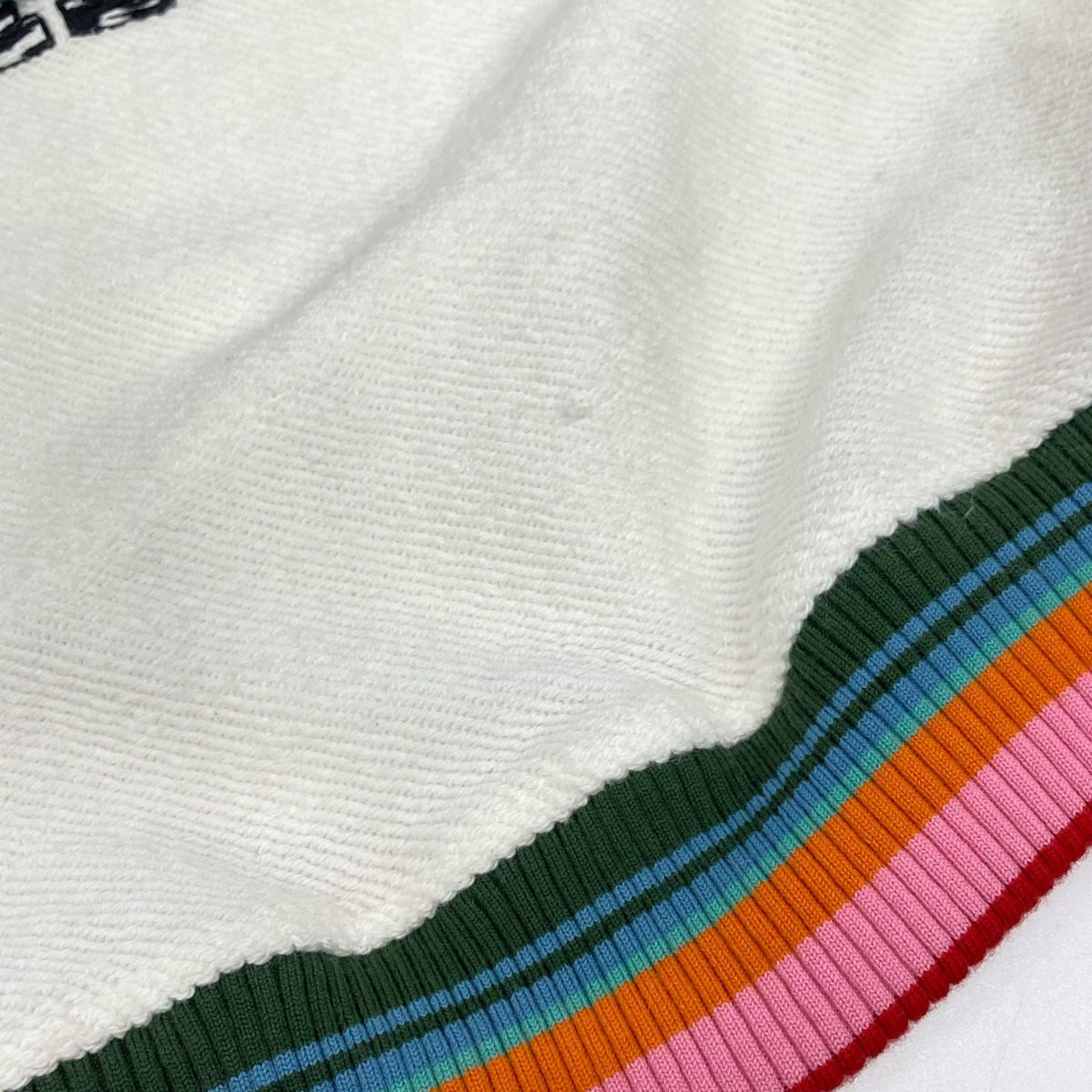 MISSONI ミッソーニ 21 02 MDW00017 BJ008L ホワイト ドローコード ロゴ トレーナー トップス