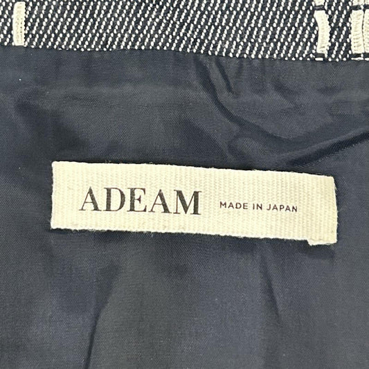 ADEAM アディアム 42888 グレー ココプラッド チェック ワンピース ワンピース