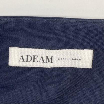 ADEAM アディアム 43672 ネイビー プリーツ スカート スカート