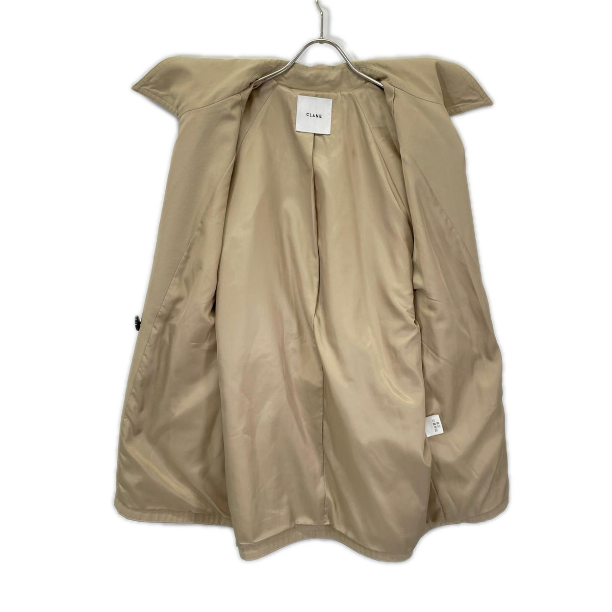 CLANE Clane 25SS 18103-0422 brown oversized short trench coat coat