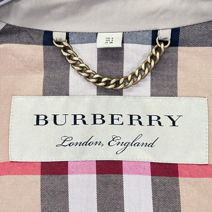 Burberry LONDON バーバリーロンドン 85R3436 カーキ 裏地ノバチェック ロングコート コート
