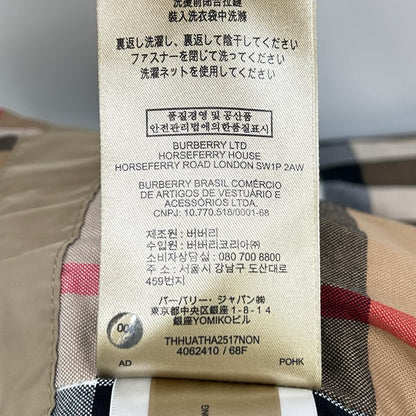 Burberry LONDON バーバリーロンドン 85R3436 カーキ 裏地ノバチェック ロングコート コート