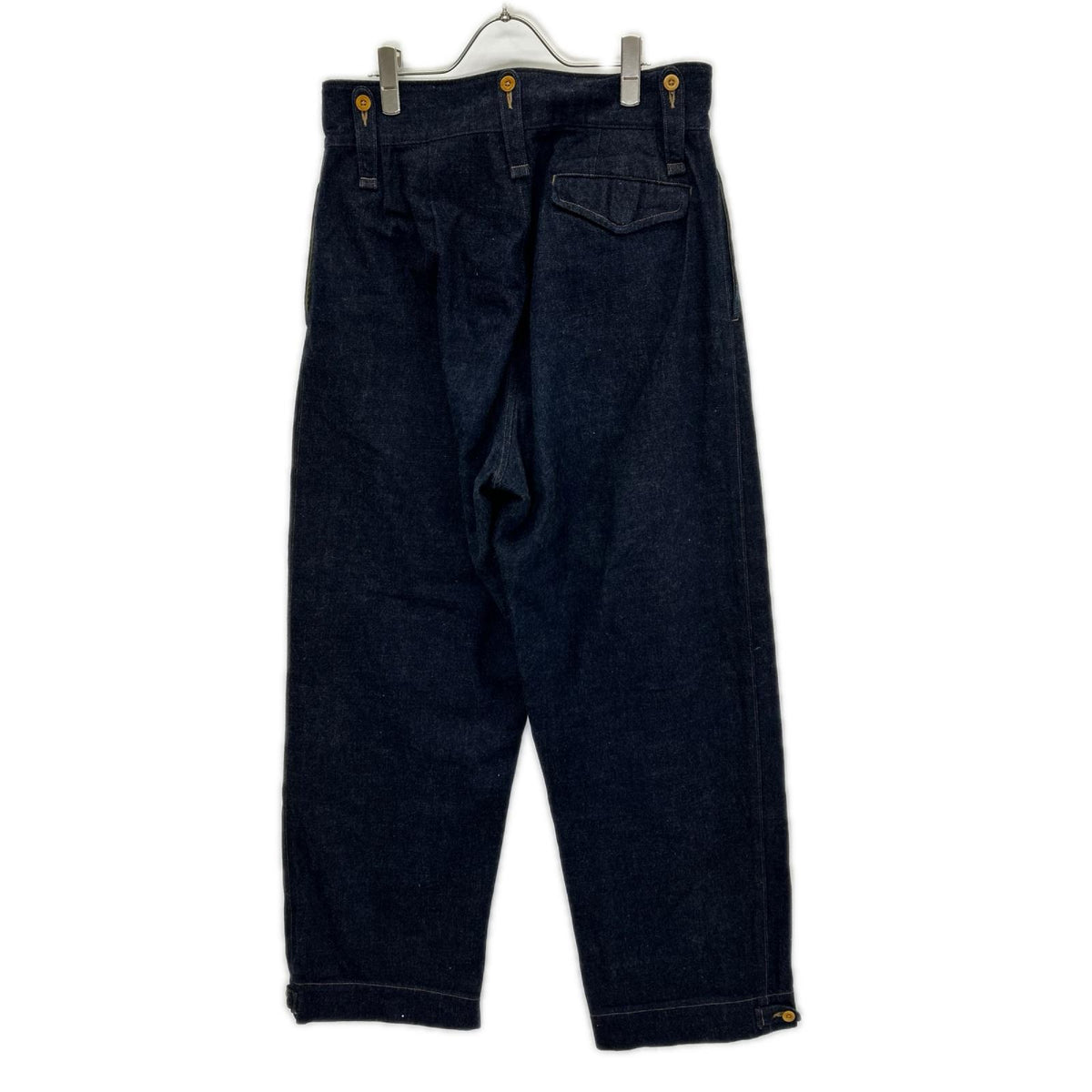NIGEL CABOURN ナイジェルケーボン 8047-00-50030 インディゴ バトルドレス ルーズシルエット デニムパンツ ボトムス