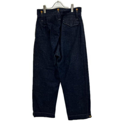 NIGEL CABOURN ナイジェルケーボン 8047-00-50030 インディゴ バトルドレス ルーズシルエット デニムパンツ ボトムス