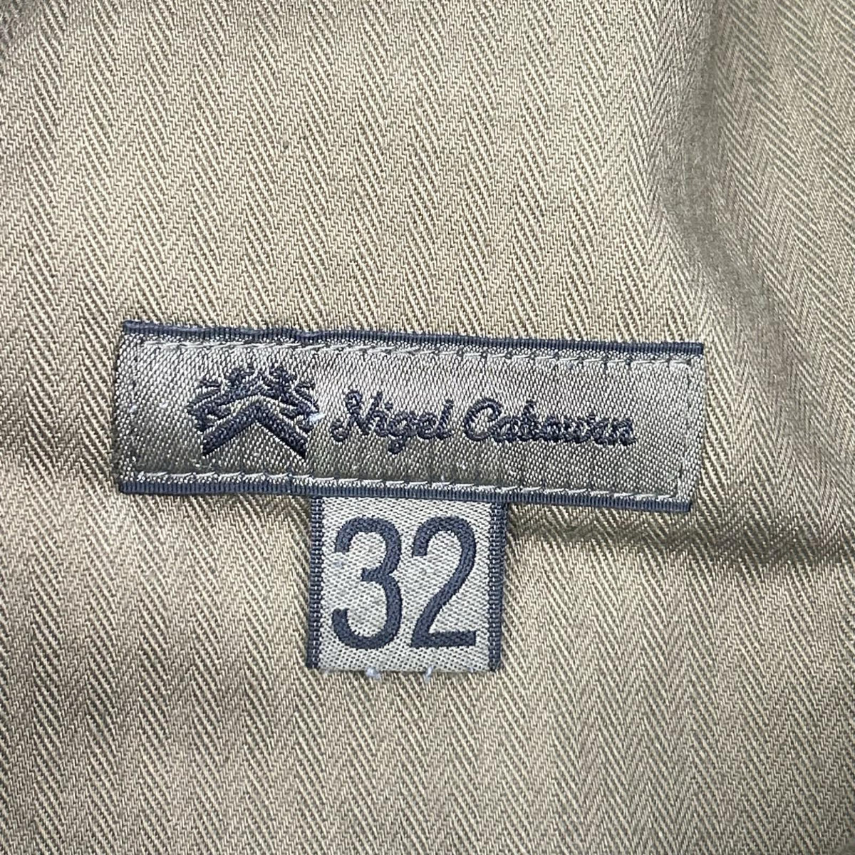 NIGEL CABOURN ナイジェルケーボン 8047-00-50030 インディゴ バトルドレス ルーズシルエット デニムパンツ ボトムス