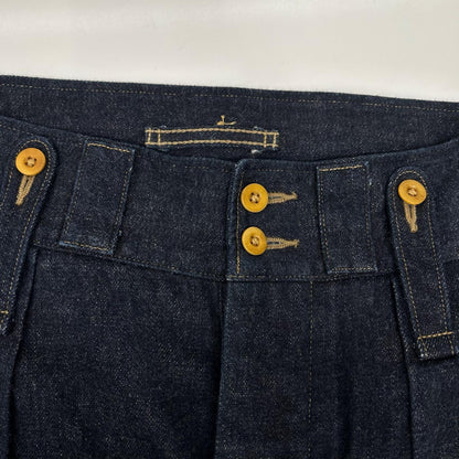 NIGEL CABOURN ナイジェルケーボン 8047-00-50030 インディゴ バトルドレス ルーズシルエット デニムパンツ ボトムス