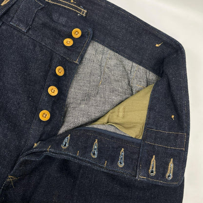 NIGEL CABOURN ナイジェルケーボン 8047-00-50030 インディゴ バトルドレス ルーズシルエット デニムパンツ ボトムス