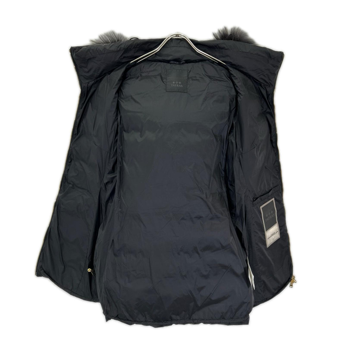 TATRAS タトラス 24AW ブラック ファー トゥモローランド別注 AGNELLAダウンジャケット ジャケット