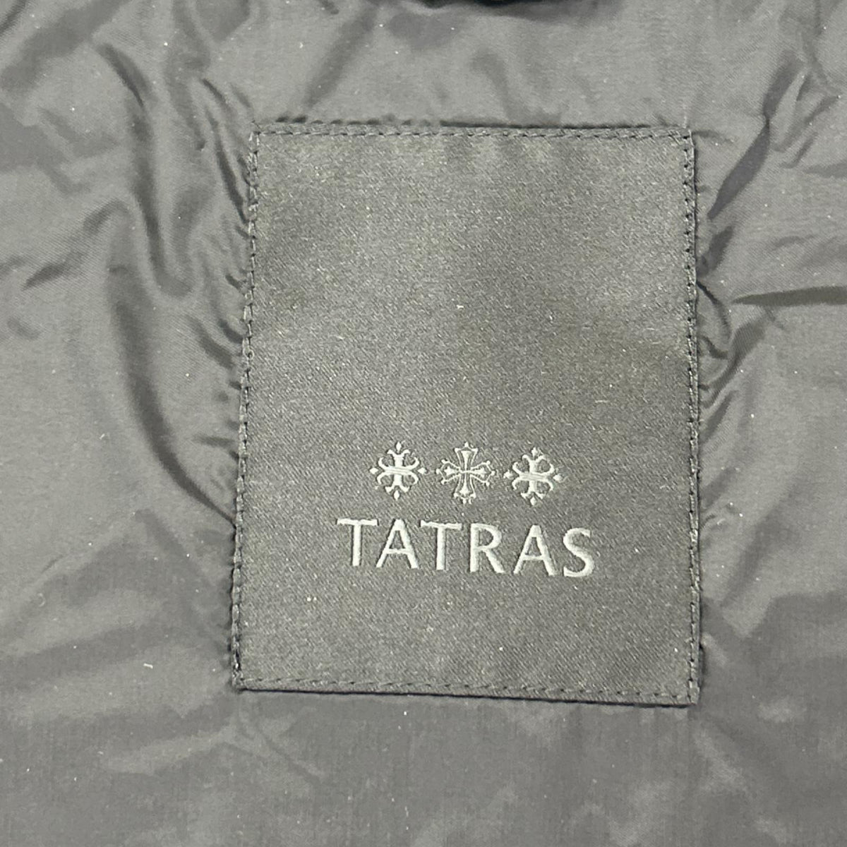 TATRAS タトラス 24AW ブラック ファー トゥモローランド別注 AGNELLAダウンジャケット ジャケット