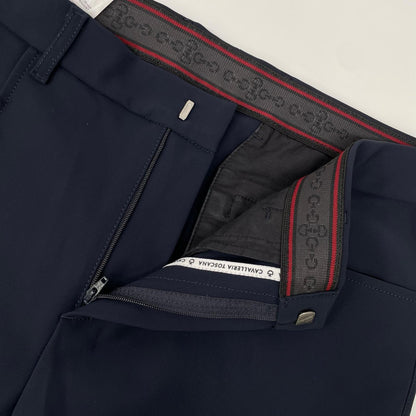 CAVALLERIA TOSCANA カヴァレリアトスカーナ PAU054 JE010 ネイビー フルグリップブリーチ 乗馬用キュロット ボトムス