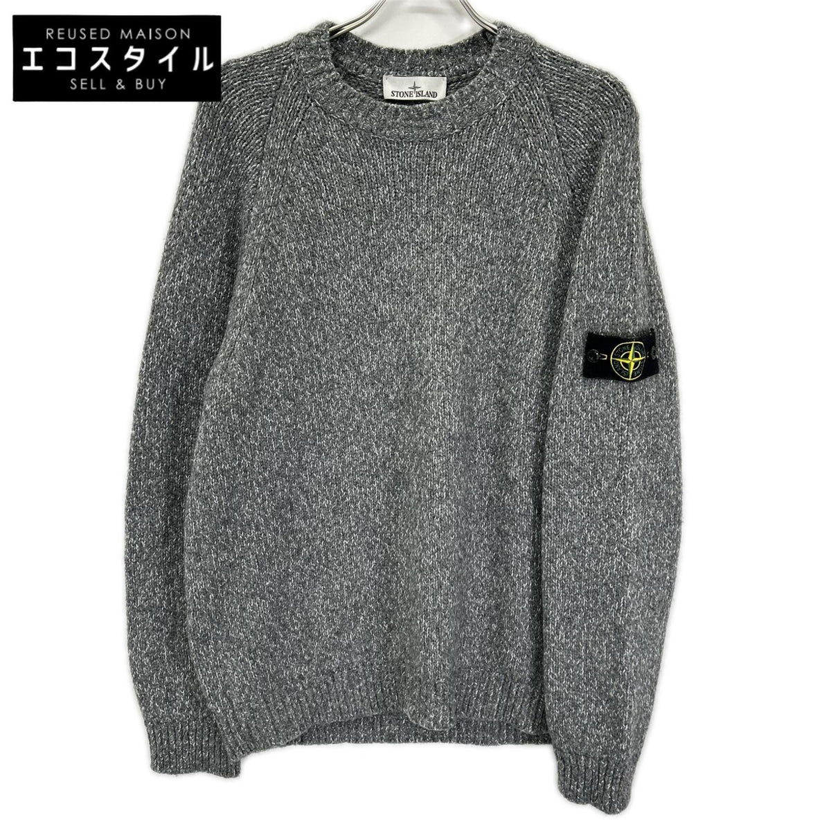 STONE ISLAND ストーンアイランド K2S155100050 S00N1 クルーネック ニットプルオーバー トップス