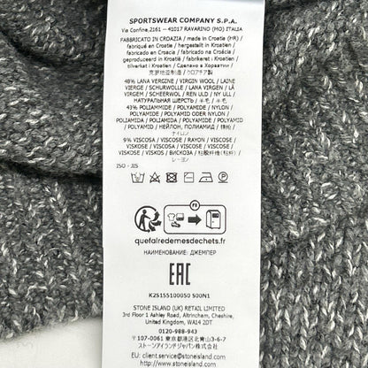 STONE ISLAND ストーンアイランド K2S155100050 S00N1 クルーネック ニットプルオーバー トップス