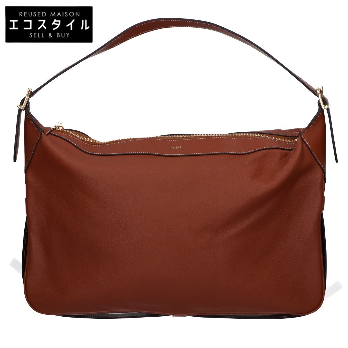 CELINE セリーヌ 新品同様 24年製 ミディアム ロミー カーフレザー ショルダーバッグ