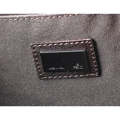 FENDI フェンディ 美品 8BH127 ズッキーノ レザーハンドル キャンバス トートバッグ