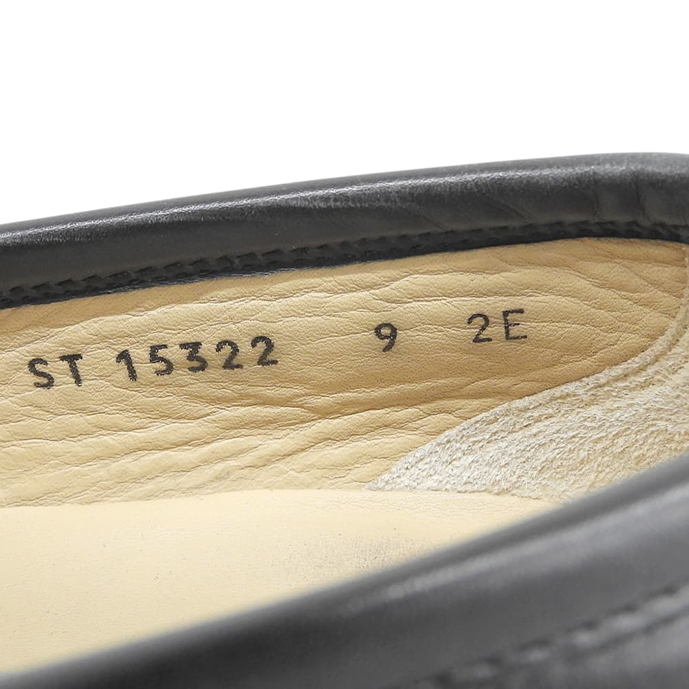 SalvatoreFerragamo サルバトーレフェラガモ コインローファー シューズ メンズ ブラック 9EE シューズ