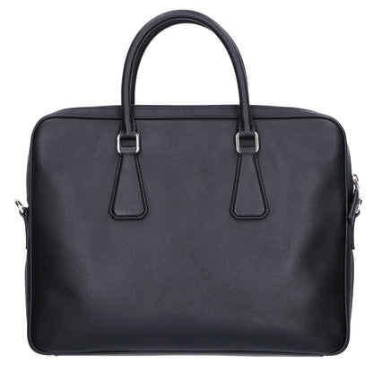 PRADA プラダ 美品 2VE368 サフィアーノレザー ブリーフケース ビジネスバッグ ビジネスバッグ ブリーフケース