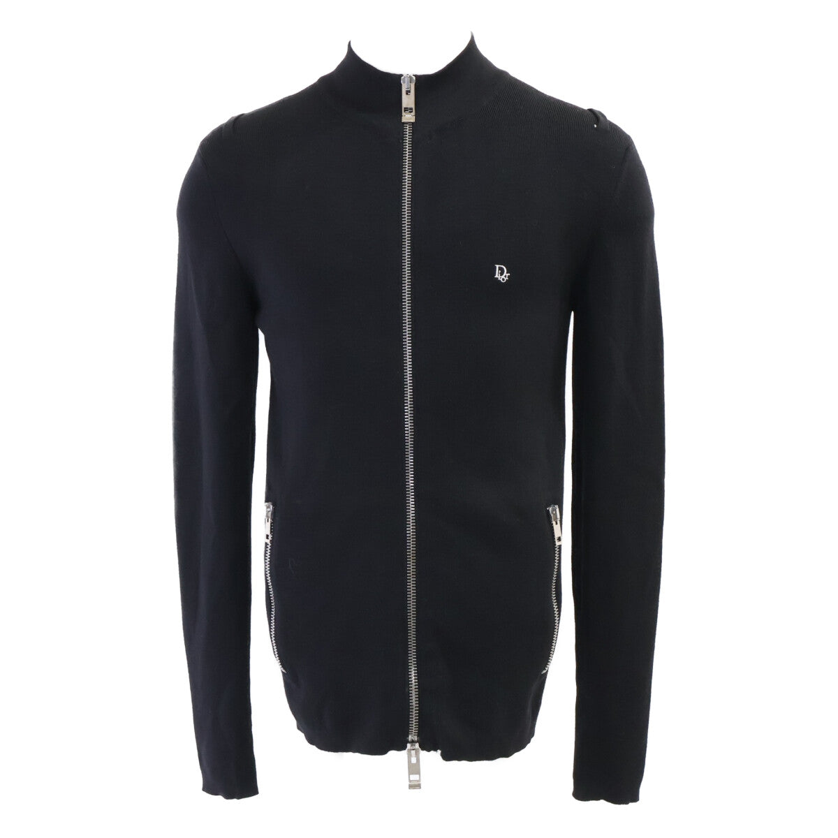 Dior HOMME ディオールオム 【国内正規】4HH4026101 04年製 エディ期 ウール ジップアップ ニットジャケット ジャケット
