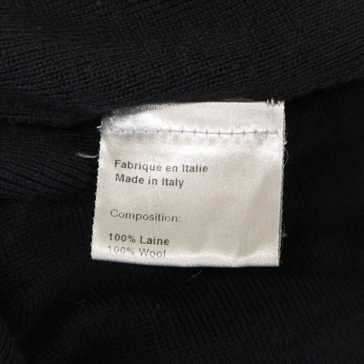 Dior HOMME ディオールオム 【国内正規】4HH4026101 04年製 エディ期 ウール ジップアップ ニットジャケット ジャケット