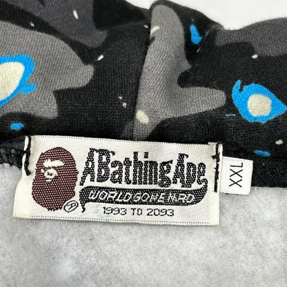 A BATHING APE アベイシングエイプ 90s グレー 初期 スペースカモ シャーク フルジップパーカー トップス