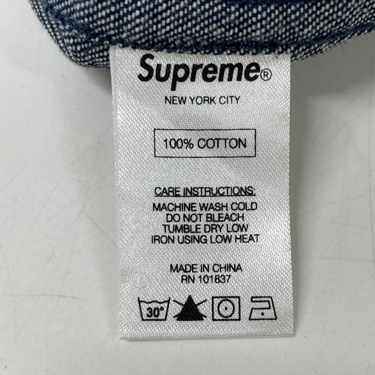 Supreme シュプリーム 13AW デニム×ネルシャツ 切り替え Hooded Plaid Denim Shirts トップス