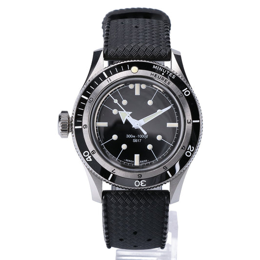 SERICA Serica brand not yet launched in Japan 5303-1 diving chronometer black enamel bezel automatic wristwatch