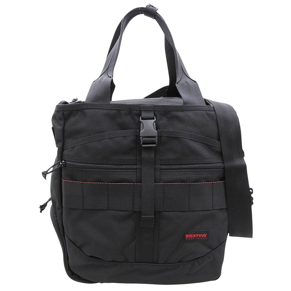 BRIEFING ブリーフィング 美品 クラウドジムワイヤー 2WAY トートバッグ ハンドバッグ ショルダー メンズ ブラック USA製 ハンドバッグ