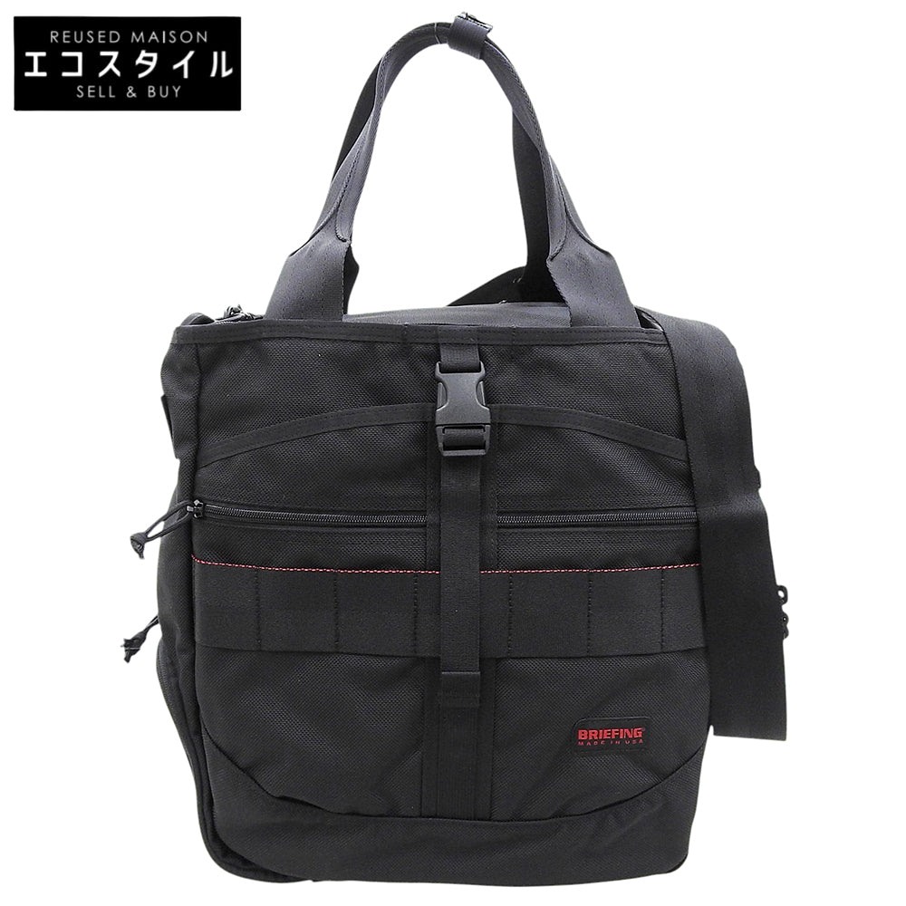BRIEFING ブリーフィング 美品 クラウドジムワイヤー 2WAY トートバッグ ハンドバッグ ショルダー メンズ ブラック USA製 ハンドバッグ