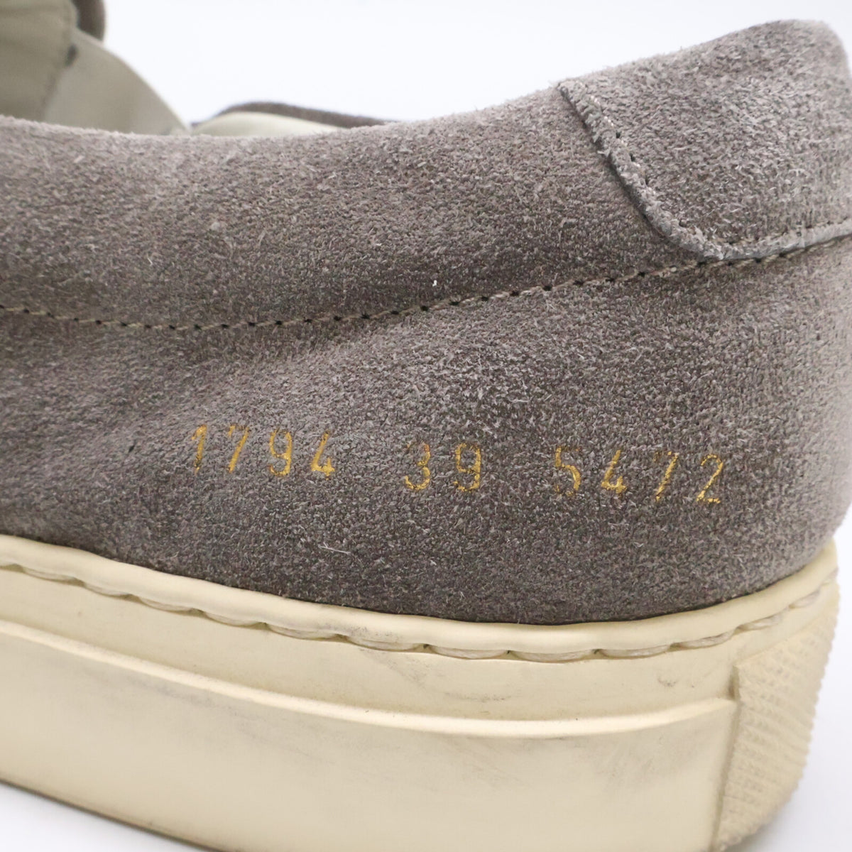 COMMON PROJECTS コモンプロジェクツ 1794 5472 スエード スリッポン シューズ