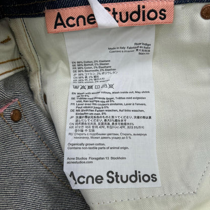 ACNE STUDIOS アクネ ストゥディオズ B00170 インディゴ ブタンフライ デニムパンツ ボトムス