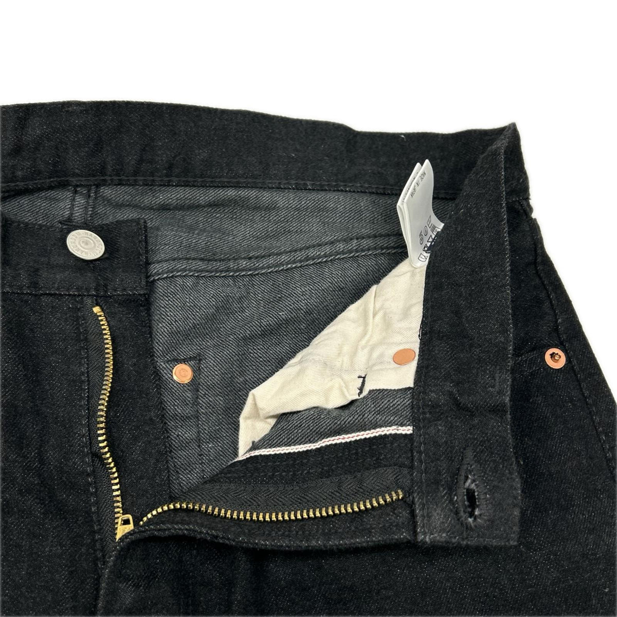 HAND ROOM ハンドルーム 8023-1409 ブラック WIDE FIT 5 POCKET JEANS デニムパンツ ボトムス