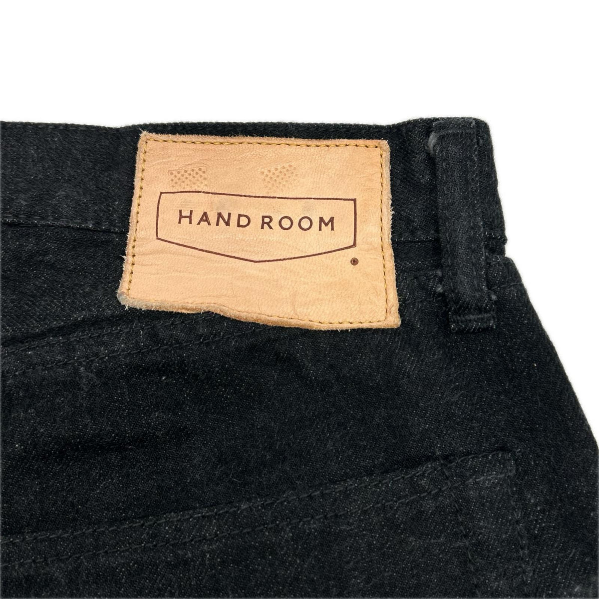 HAND ROOM ハンドルーム 8023-1409 ブラック WIDE FIT 5 POCKET JEANS デニムパンツ ボトムス