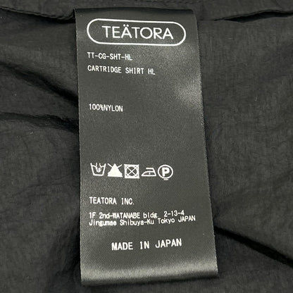 TEATORA テアトラ TT-CG-SHT-HL ブラック CARTRIDGE SHIRT HL トップス