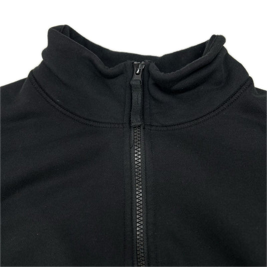 STONE ISLAND ストーンアイランド 101561951 ブラック Garment Dyed Half Zip Sweat トップス