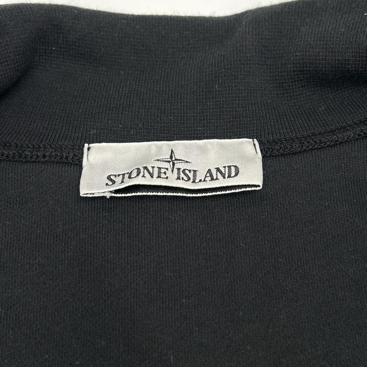 STONE ISLAND ストーンアイランド 101561951 ブラック Garment Dyed Half Zip Sweat トップス