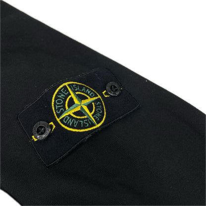 STONE ISLAND ストーンアイランド 101561951 ブラック Garment Dyed Half Zip Sweat トップス