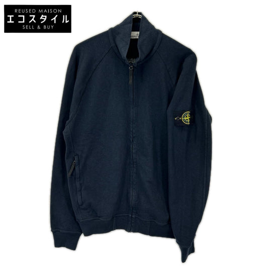 STONE ISLAND ストーンアイランド 781562460 ネイビー ジップアップスウェット トップス