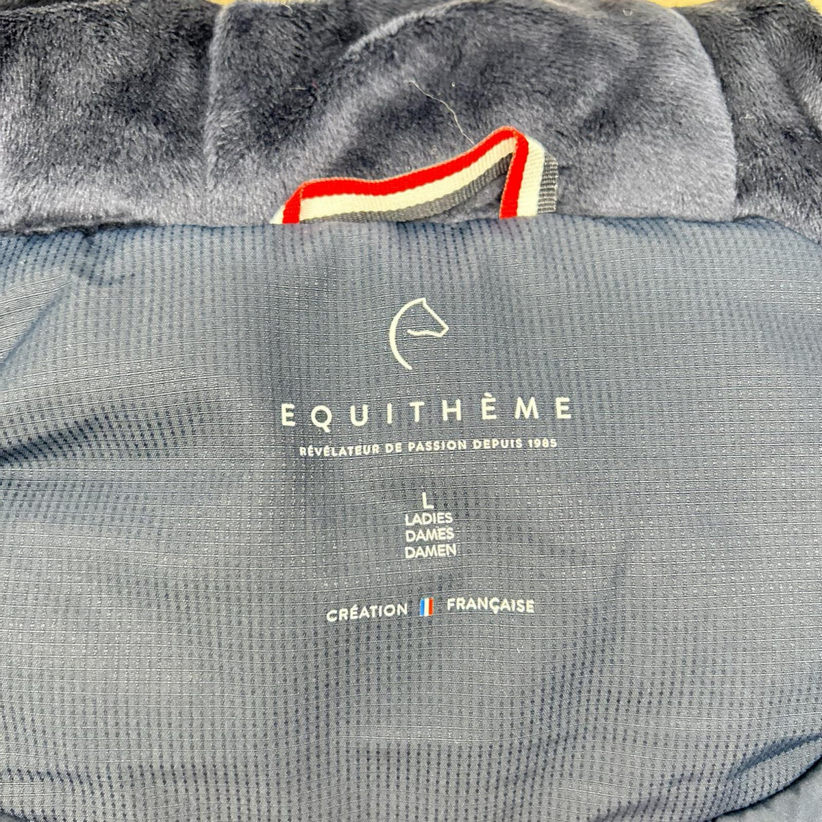 その他ブランド 【EQUITHEME】ネイビー フード付きダウンベスト ベスト