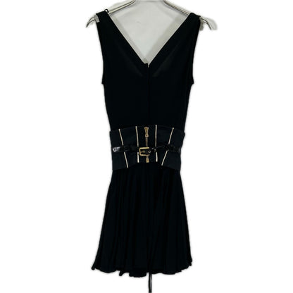 DOLCE&GABBANA ドルチェアンドガッバーナ F6785T ブラック コルセットベルト ドレスワンピース ワンピース