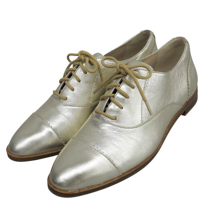 COLE HAAN コールハーン ザ ゴートゥー アーデン オックスフォード レザー シューズ レディース ゴールド W20351 シューズ